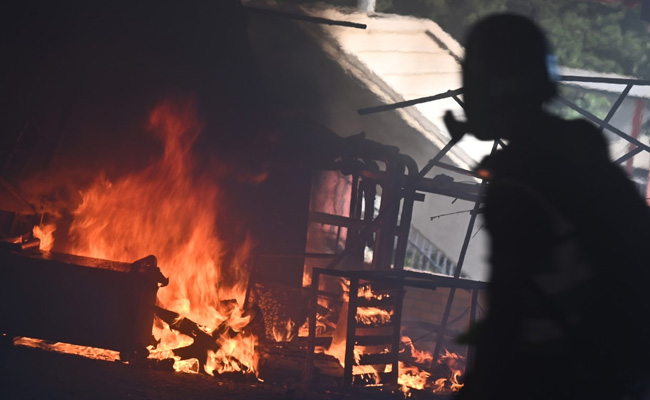Police Shoot Protester, Set Man On Fire Amid Hong Kong Fury