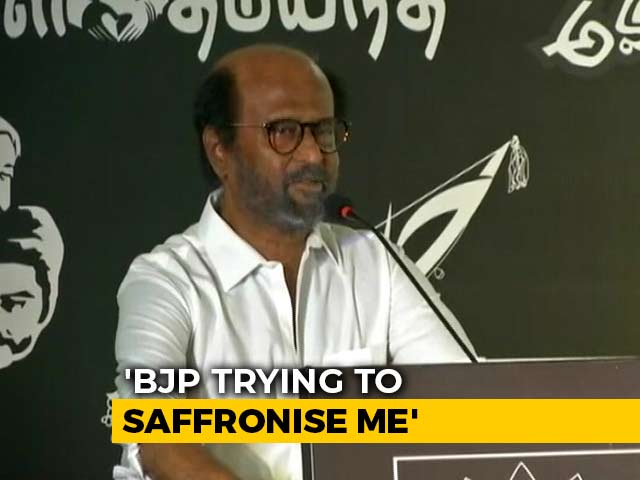 "BJP Trying To Saffronise Me... Won't Get Trapped": Rajinikanth's Warning
