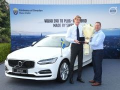 Volvo S90 T8 Plug-In Hybrid Is Now The Official Car Of The Swedish Ambassador To India