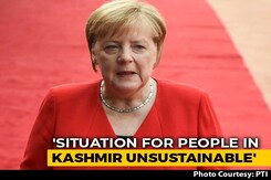 Situation In Kashmir "Not Sustainable", Needs To Change: Angela Merkel Situation In Kashmir "Not Sustainable", Needs To Change: Angela Merkel