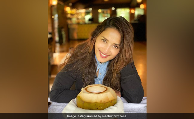 Madhuri Dixit Is Living Her 'Coconut Kinda Life.' See Pic