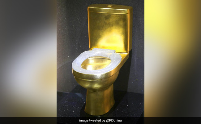 Solid Gold Toilet, Set With Over 40,000 Diamonds, Captivates The Internet