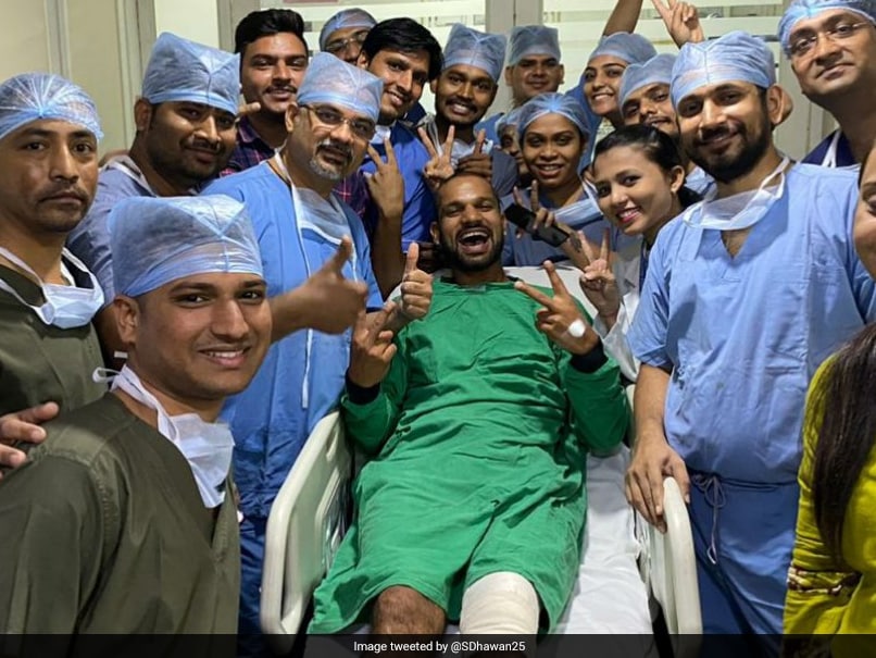 Shikhar Dhawan Shares Pictures With Hospital Staff, Hardik Pandya Wins Over Internet With Witty Reply