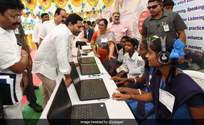 From Next Year, English To Be Medium Of Instruction In Andhra Schools For Classes 1 To 6