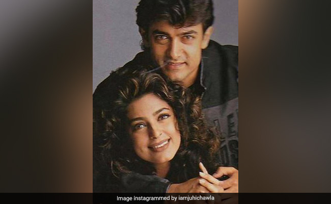 Juhi Chawla's 'Funny But Sweet Memory' Of Aamir Khan's Gift On <I>Andaz Apna Apna</i> Set
