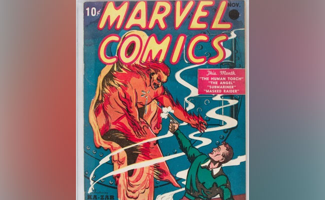 First Ever Marvel Comic Sells For $1.26 Million At US Auction