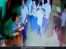 Video Shows Student Hitting Official With Chair At Gandhi Ashram In UP's Raebareli Video Shows Student Hitting Official With Chair At Gandhi Ashram In UP's Raebareli