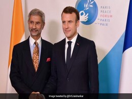 S Jaishankar Holds Meeting With Emmanuel Macron, Discuss Terror, Ties S Jaishankar Holds Meeting With Emmanuel Macron, Discuss Terror, Ties