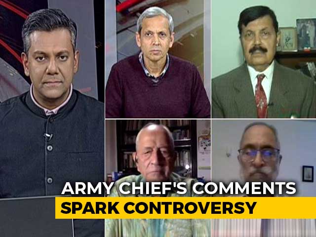 Should Army Chief Be Making Political Comments?