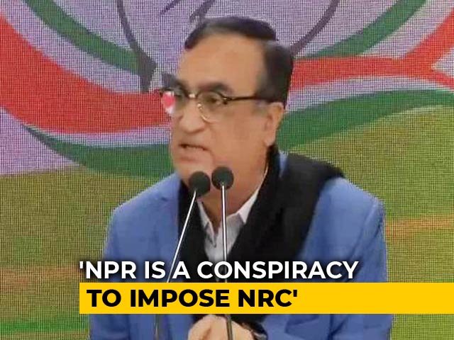 Government Bringing Citizens' List Via NPR: Congress's Ajay Maken