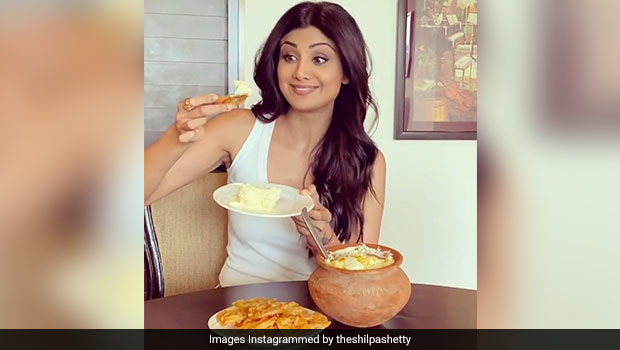 Shilpa Shetty's Lucknowi Sunday Binge Included Makkhan Malai And Jalebi (Watch Video)