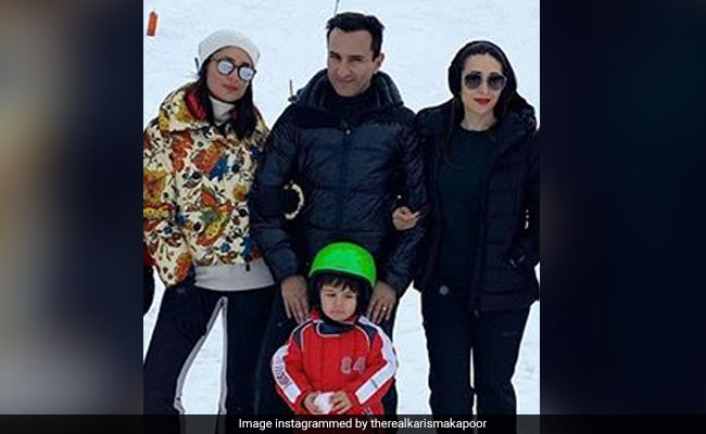 Kareena Kapoor, Saif Ali Khan, Taimur And Karisma Kapoor Are Making Switzerland Look So Good. See Pics