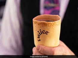 This Airline Will Now Offer Edible, Vanilla-Flavoured Coffee Cups This Airline Will Now Offer Edible, Vanilla-Flavoured Coffee Cups