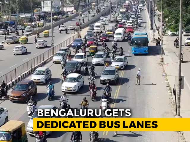 Bengaluru Gets Dedicated Bus Lanes To Cut Down Commute Time