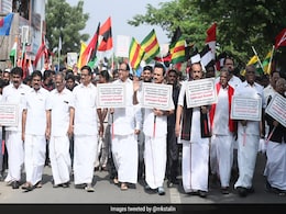 DMK's MK Stalin Leads Anti-Citizenship Act Rally In Chennai, P Chidambaram Joins Him DMK's MK Stalin Leads Anti-Citizenship Act Rally In Chennai, P Chidambaram Joins Him