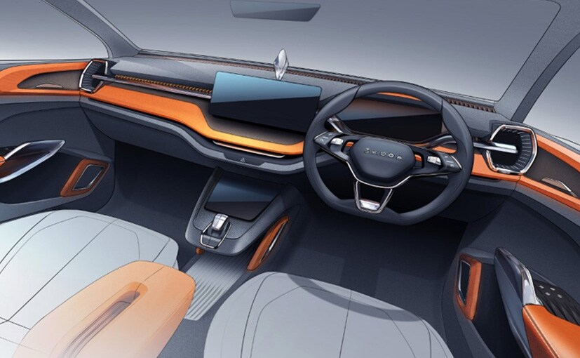 Skoda Vision IN Concept SUV Cabin Sketch Out; Global Unveil At Auto Expo 2020