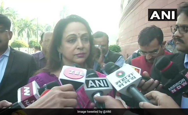 "Keep Culprits In Jail Permanently": Hema Malini After Vet's Rape-Murder