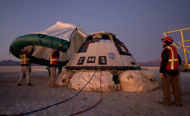 Boeing Spacecraft Lands In US After Mission Cut Short