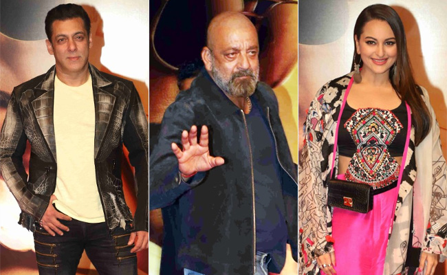 Sanjay Dutt Accepts Salman Khan, Sonakshi Sinha's Invitation To <I>Dabangg 3</i> Screening. Iulia Vantur Was Also There