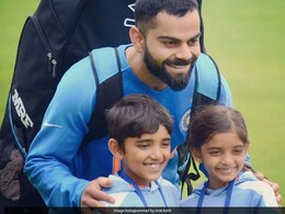 Virat Kohli Dresses Up As Santa Claus, Surprises Kids At Shelter Home Virat Kohli Dresses Up As Santa Claus, Surprises Kids At Shelter Home