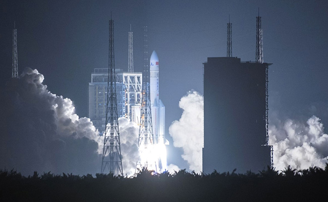 China Launches Long March 5 Space Rocket In Boost For 2020 Mars Mission