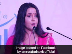 'You Won't Benefit' By Calling Us Names, Shiv Sena Tells Amruta Fadnavis