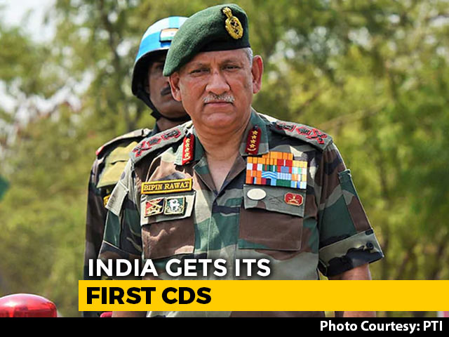 General Bipin Rawat Appointed India's First Chief Of Defence Staff
