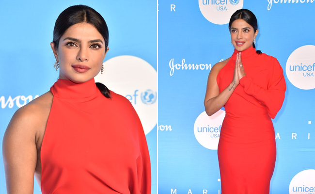 Priyanka Chopra Is Nothing Short Of Gorgeous In A Red Gown