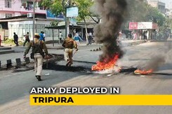 Army Deployed In Parts Of Tripura Amid Protests Over Citizenship Bill Army Deployed In Parts Of Tripura Amid Protests Over Citizenship Bill