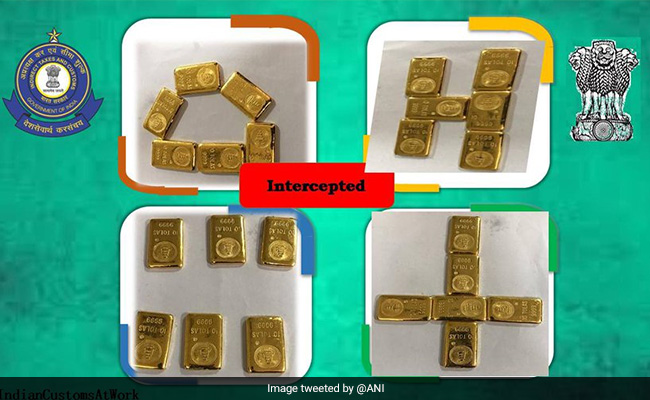 यात्री के शरीर में चिपके हुए थे 24 लाख रुपये के सोने के बिस्किट, दिल्ली एयरपोर्ट पर पकड़ा और...