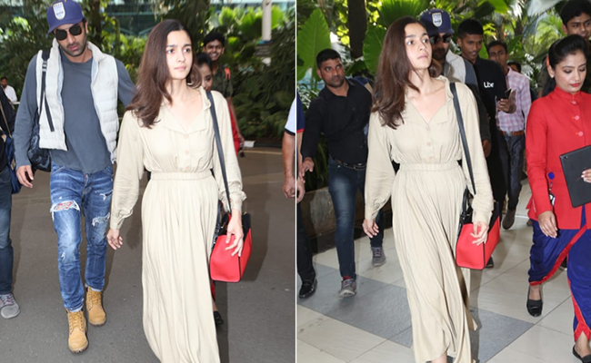 Like Alia Bhatt, Team A Maxi Dress With Ankle Boots To Stay Winter Chic