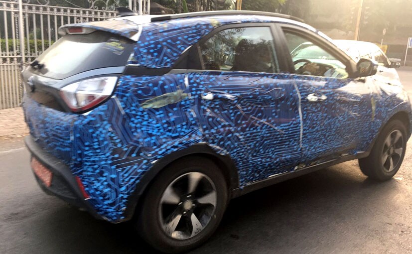Tata Nexon EV Spotted Ahead Of Unveil