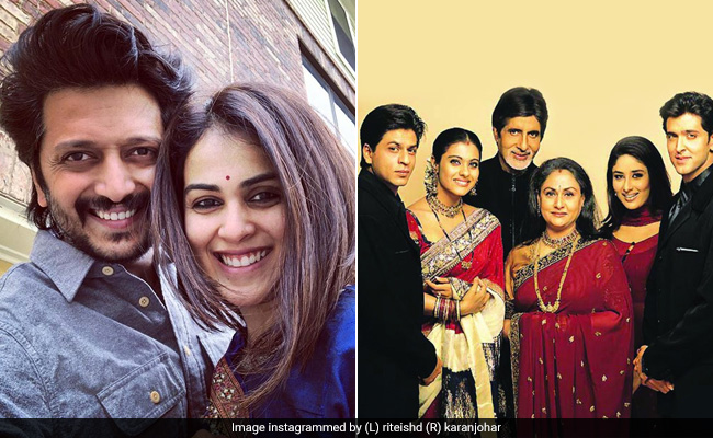 18 Years Of <i>Kabhi Khushi Kabhie Gham</i>: Riteish Deshmukh Reveals He Took Wife Genelia To Watch The Film On First Date
