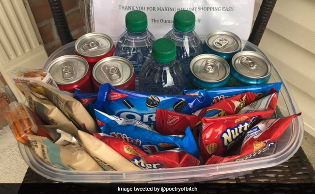 US Woman Leaves Food, Drinks Outside Home For Deliverymen. Video Goes Viral