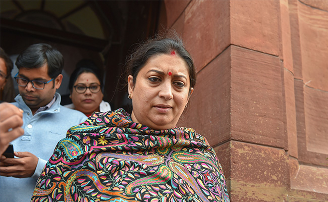 49 Child Sexual Harassment Cases Filed In Last 3 Years: Smriti Irani