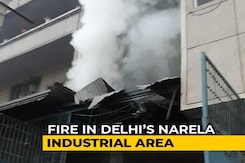 Fire breaks Out At 2 factories In Delhi's Narela Fire breaks Out At 2 factories In Delhi's Narela