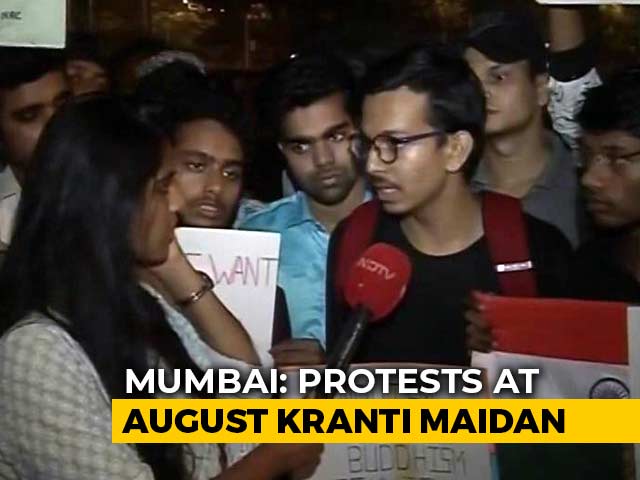 20,000 Join Protests Against CAA At Mumbai's August Kranti Maidan