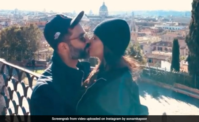 New Year's Eve: Sonam Kapoor And Anand Ahuja Seal The Decade With A Kiss