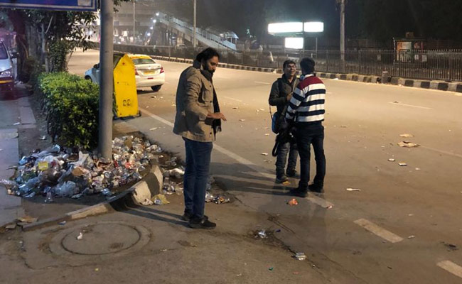 Peaceful Protest Outside Jamia University Against Citizenship Amendment Act