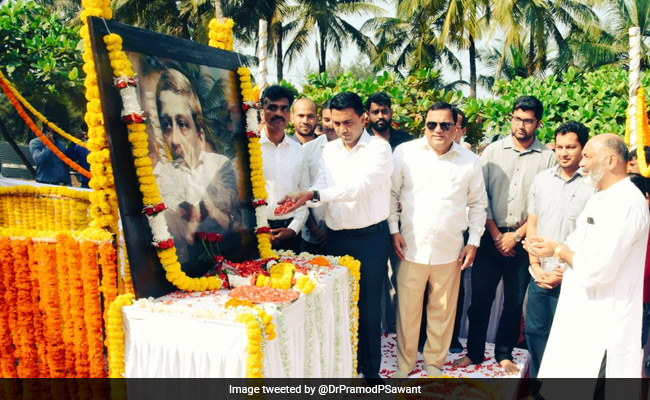 Goa Chief Minister Lays Foundation Stone For Manohar Parrikar's Memorial