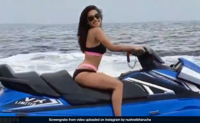 Nothing To See Here, Just A Video Of Nushrat Bharucha 'Jet-Skiing Through Life'