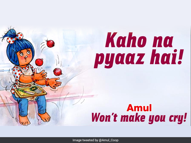 Amul Says It "Won't Make You Cry" In Ad Over Onion Prices
