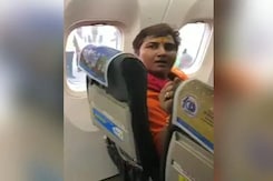Watch: Pragya Thakur Tells SpiceJet Fliers "First Class Seat My Right" Watch: Pragya Thakur Tells SpiceJet Fliers "First Class Seat My Right"