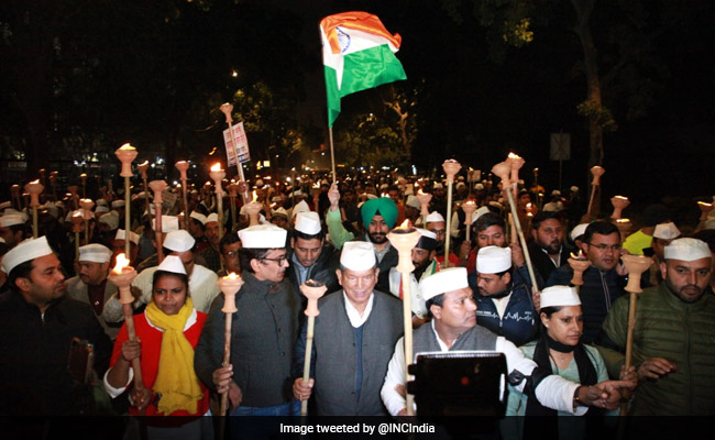 Congress To Go On "Save India-Save Constitution" March At All State Capitals On December 28