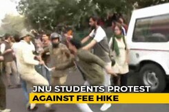 JNU Students Lathi-Charged By Cops During Protest In Delhi Over Fee Hike JNU Students Lathi-Charged By Cops During Protest In Delhi Over Fee Hike