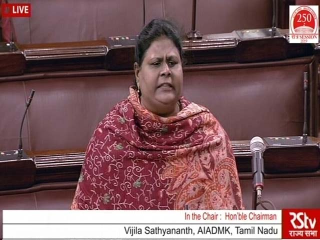 AIADMK MP Vijila Sathyanath Breaks Down Over Telangana Rape-Murder