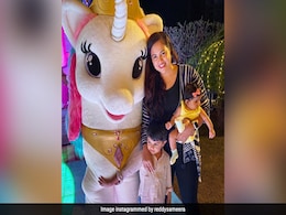 Sameera Reddy Shares Her Experience Of 'Handling Two Kids' At A Birthday Party Sameera Reddy Shares Her Experience Of 'Handling Two Kids' At A Birthday Party