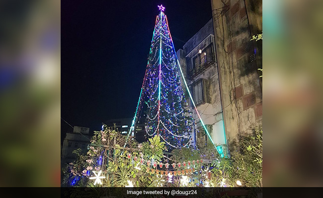 Mumbai Man Creates 'Smart' Christmas Tree In Memory Of Sister
