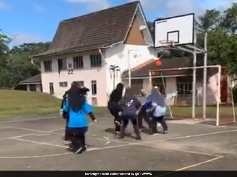 FIFA Tweets "Goal Of The Year" After Woman In Hijab Nets With A Difference. Watch Video FIFA Tweets "Goal Of The Year" After Woman In Hijab Nets With A Difference. Watch Video