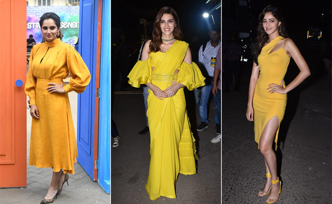 Ananya Panday, Kriti Sanon And Sanya Mirza Are Making Mustard Have A Moment